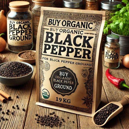 Picture of Organic Ground Black Pepper 1kg