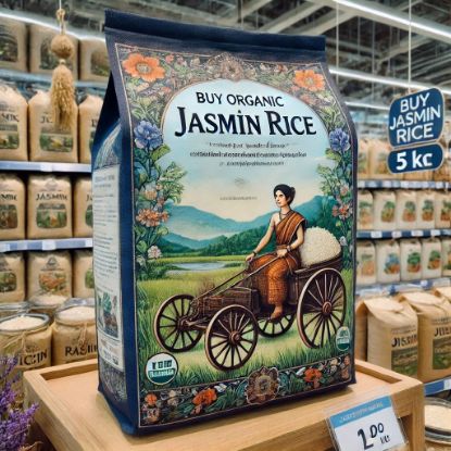 Picture of Fragrant Jasmine Rice 5kg - Premium BuyOrganic