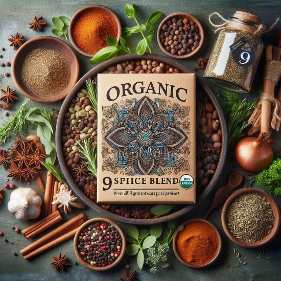 图片 Organic 9-Spice Blend